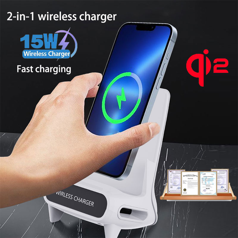 Smart Glasses Magnetic Charging Cable - Przenośna ładowarka bezprzewodowa 15W do krzesła,