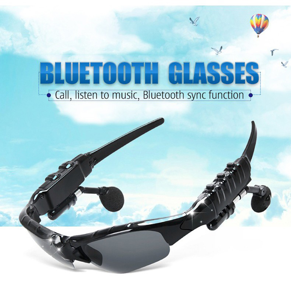 Bone Conduction Sunglasses Sports - Słuchawki stereo Bezprzewodowy zestaw słuchawkowy z