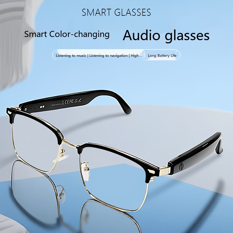 Blue Light Blocking Smart Audio Glasses - Inteligentne okulary Bluetooth z funkcją blokowania