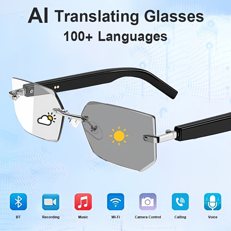 Photochromic Smart Sunglasses Audio - Modne inteligentne okulary przeciwsłoneczne z funkcją