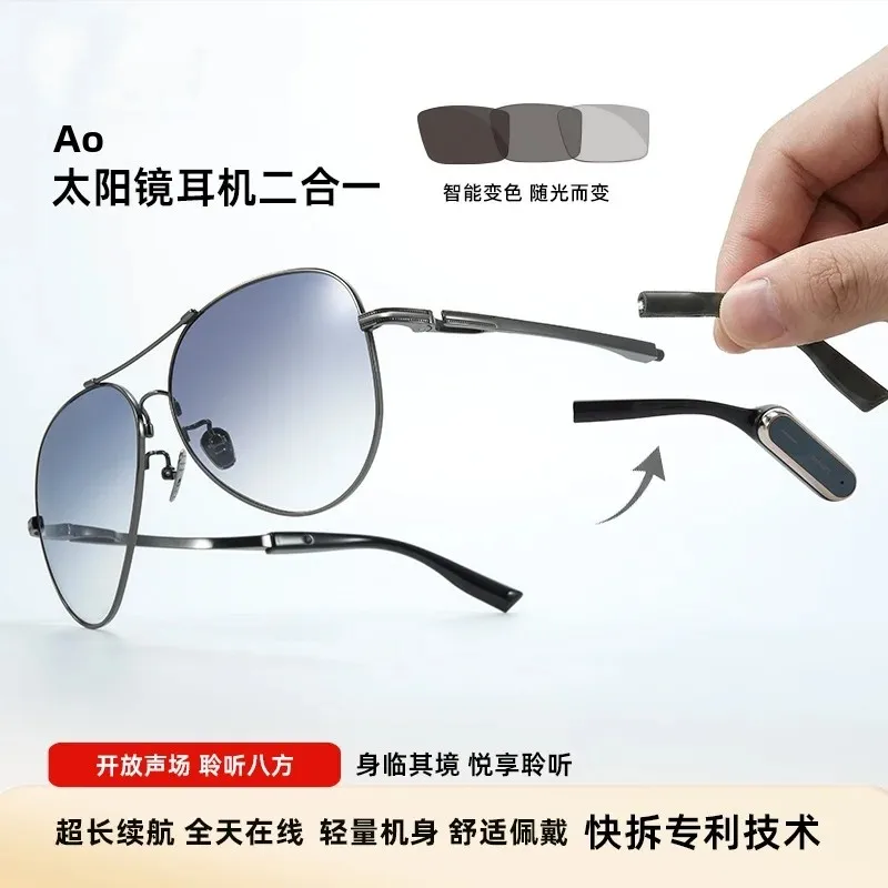 Blue Light Blocking Smart Audio Glasses - Inteligentne okulary sportowe z funkcją tłumaczenia