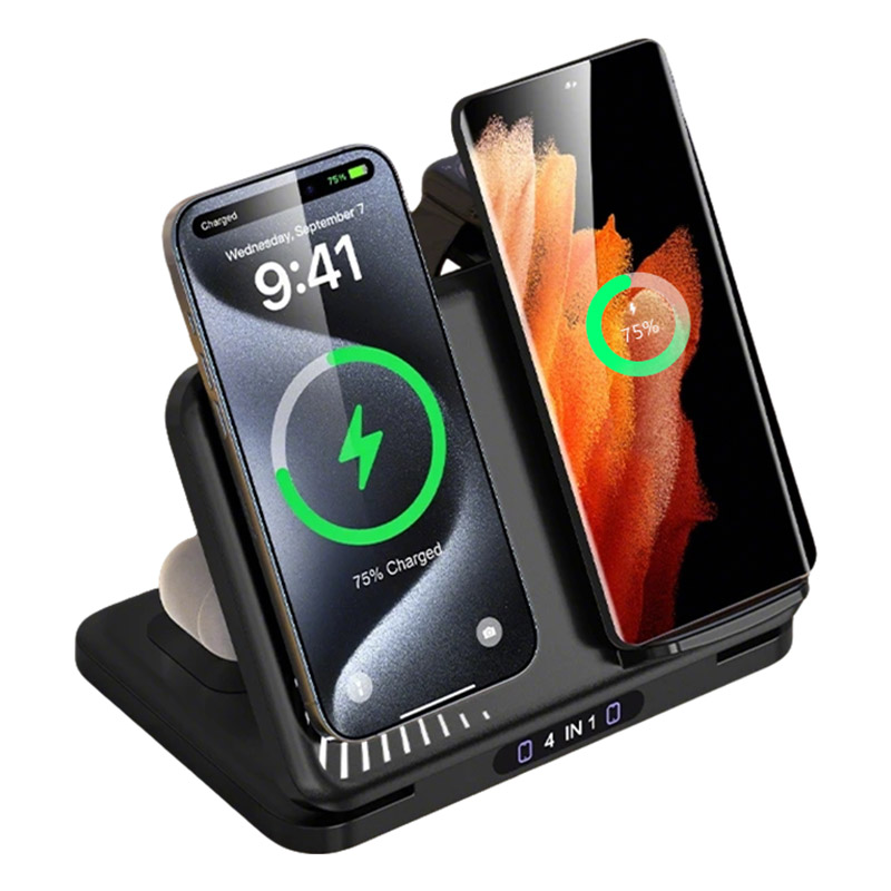 Smart Glasses Magnetic Charging Cable - Ładowarka bezprzewodowa 4 w 1 z