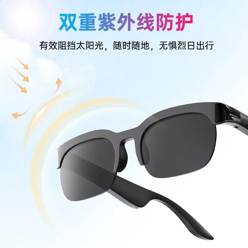 Blue Light Blocking Smart Audio Glasses - Inteligentne okulary Bluetooth XG89, bezprzewodowe okulary