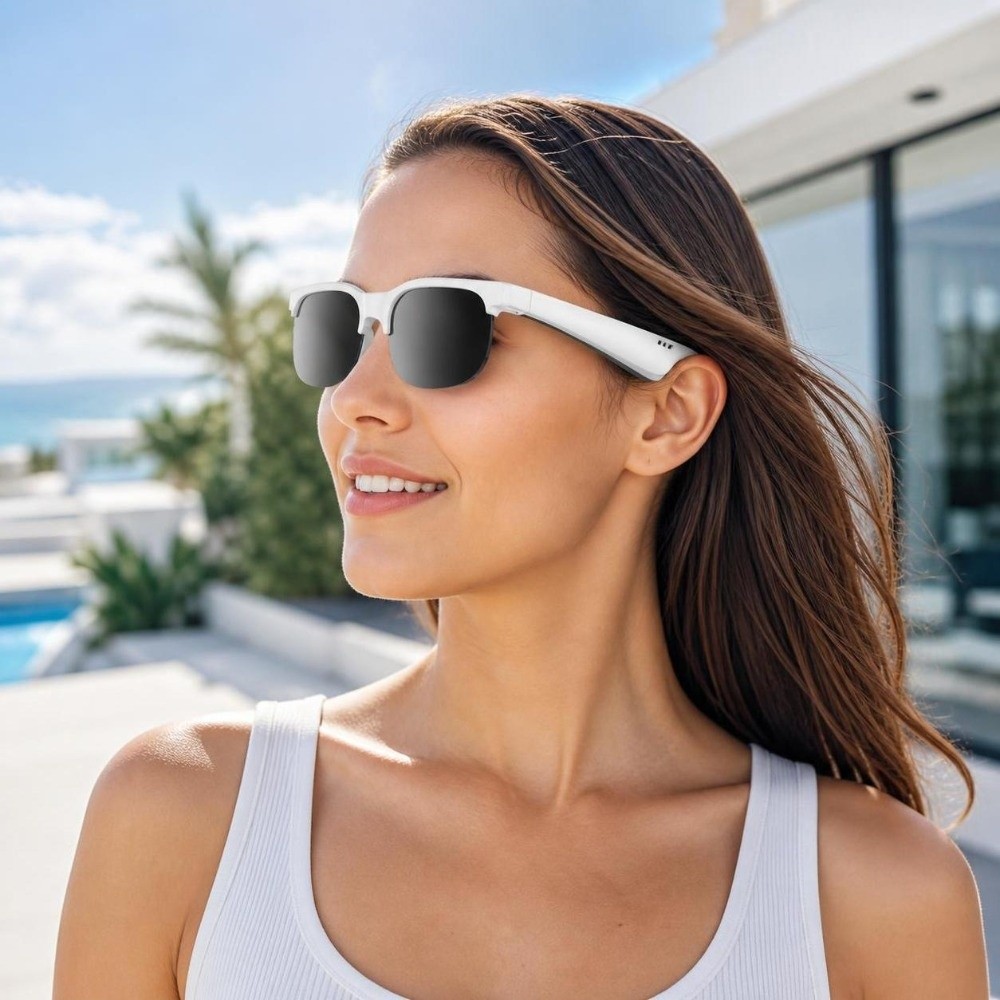 Bezprzewodowe słuchawki douszn – Smart Audio Glasses Touch Control recenzja i cena