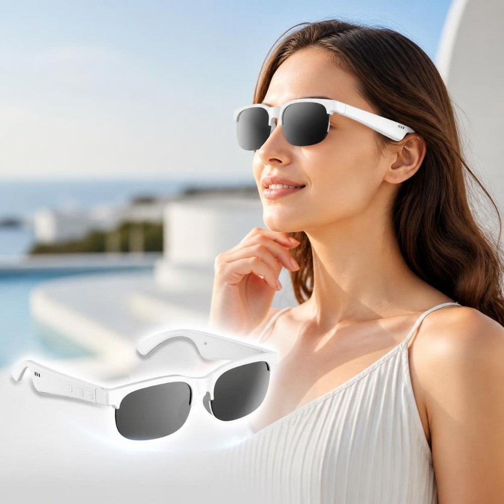 Bezprzewodowe słuchawki douszn – Smart Audio Glasses Touch Control recenzja i cena