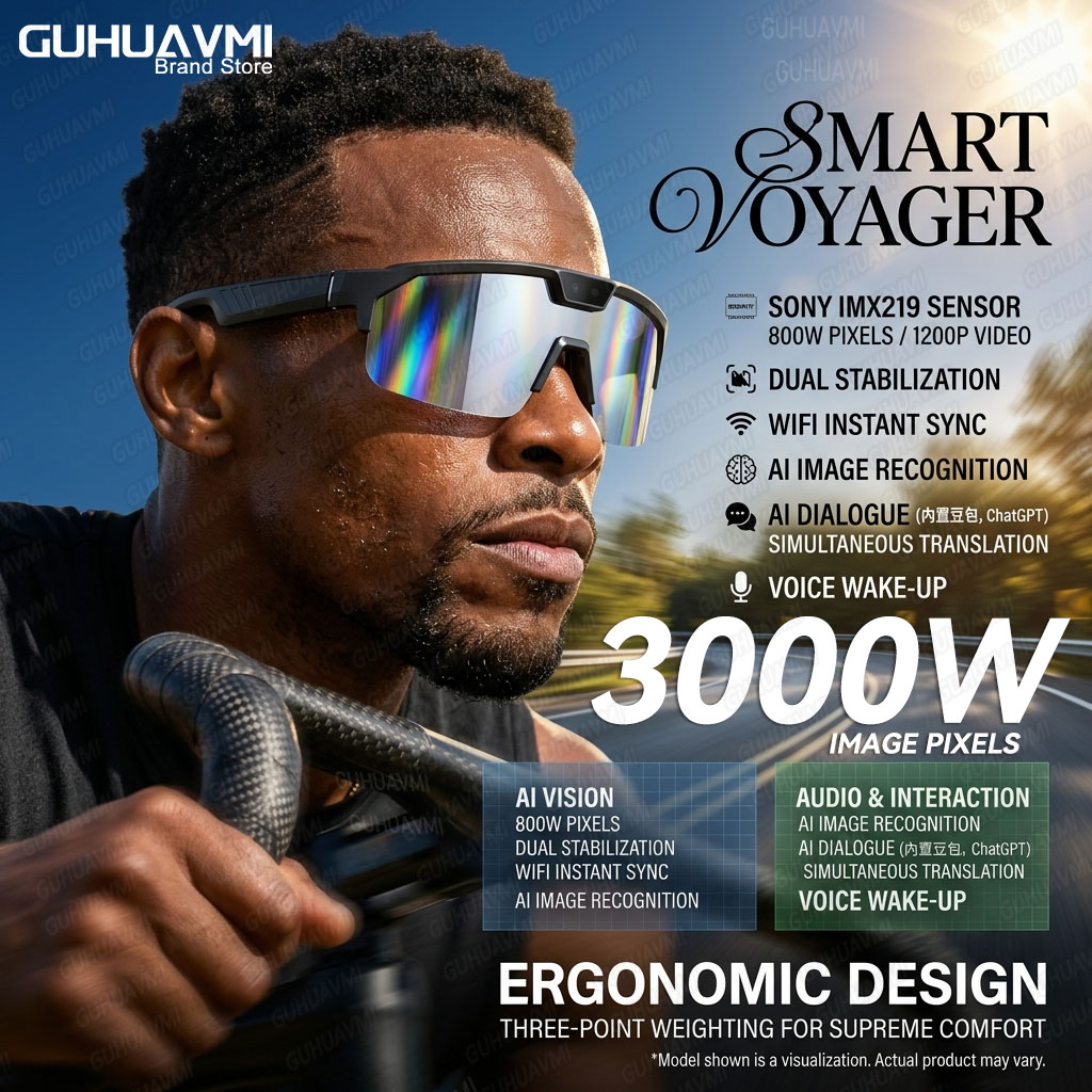 Okulary fotochromowe Smart Gla – Photochromic Smart Sunglasses Audio recenzja i cena