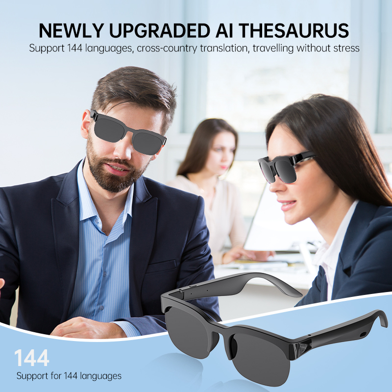Inteligentne okulary audio z p – Bone Conduction Sunglasses Sports recenzja i cena
