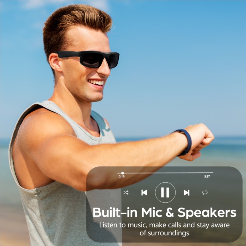 Okulary Bluetooth Echowear Sma – Bone Conduction Sunglasses Sports recenzja i cena