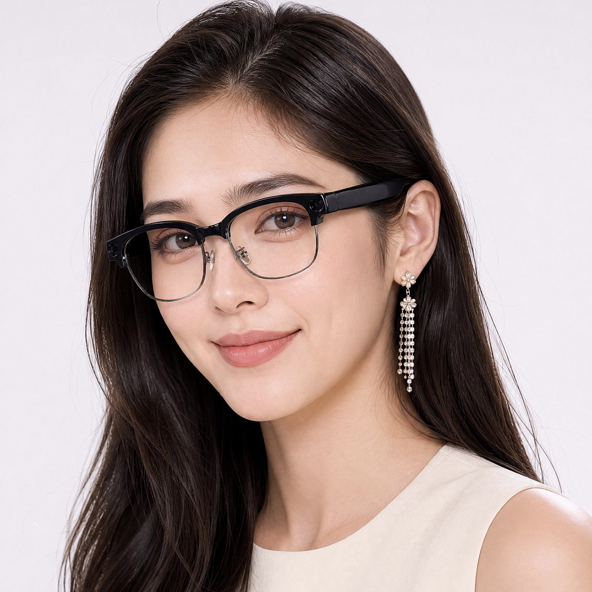 Inteligentne okulary T200B AI  – Smart Audio Glasses Touch Control recenzja i cena