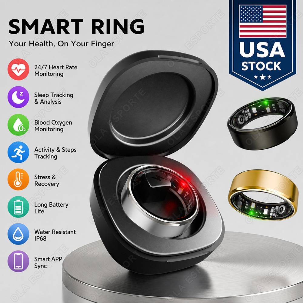 Inteligentny pierścień dla męż – Smart Ring Health Tracker Blood Oxygen recenzja i cena