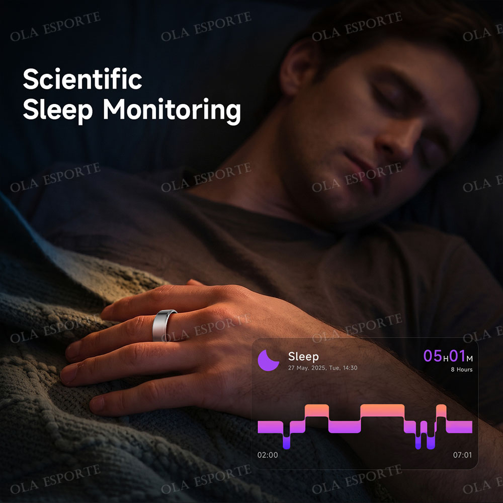 Inteligentny pierścień dla męż – Smart Ring Health Tracker Blood Oxygen recenzja i cena