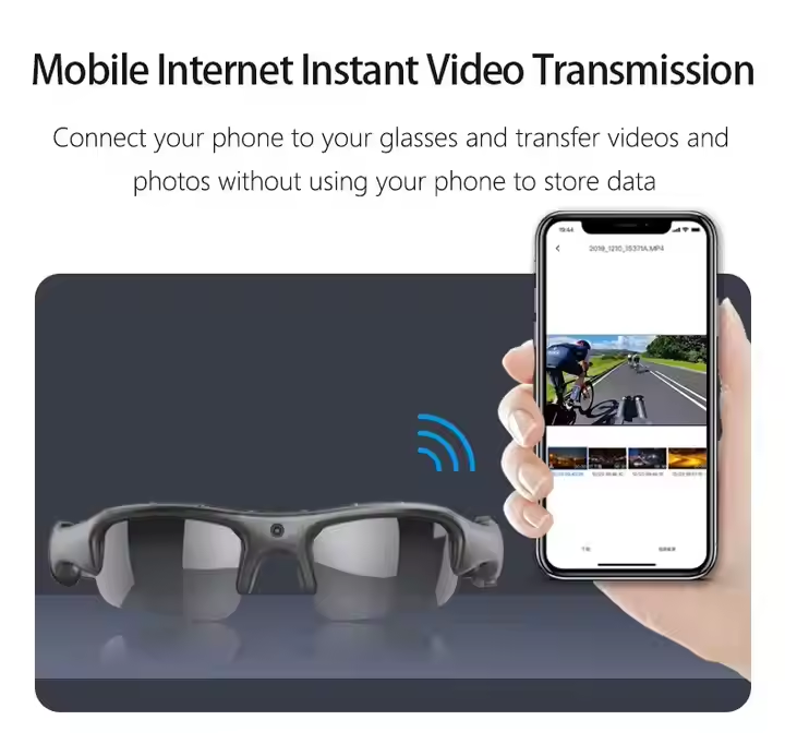 Okulary rowerowe z inteligentn – Photochromic Smart Sunglasses Audio recenzja i cena
