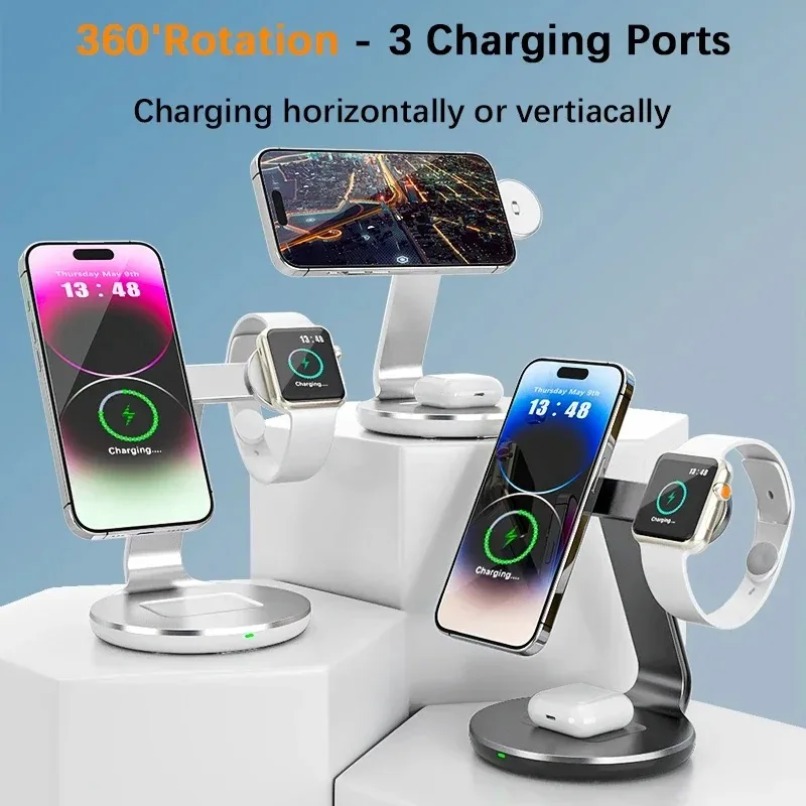 Stacja ładująca 3 w 1 z bezprz – Smart Glasses Magnetic Charging Cable recenzja i cena