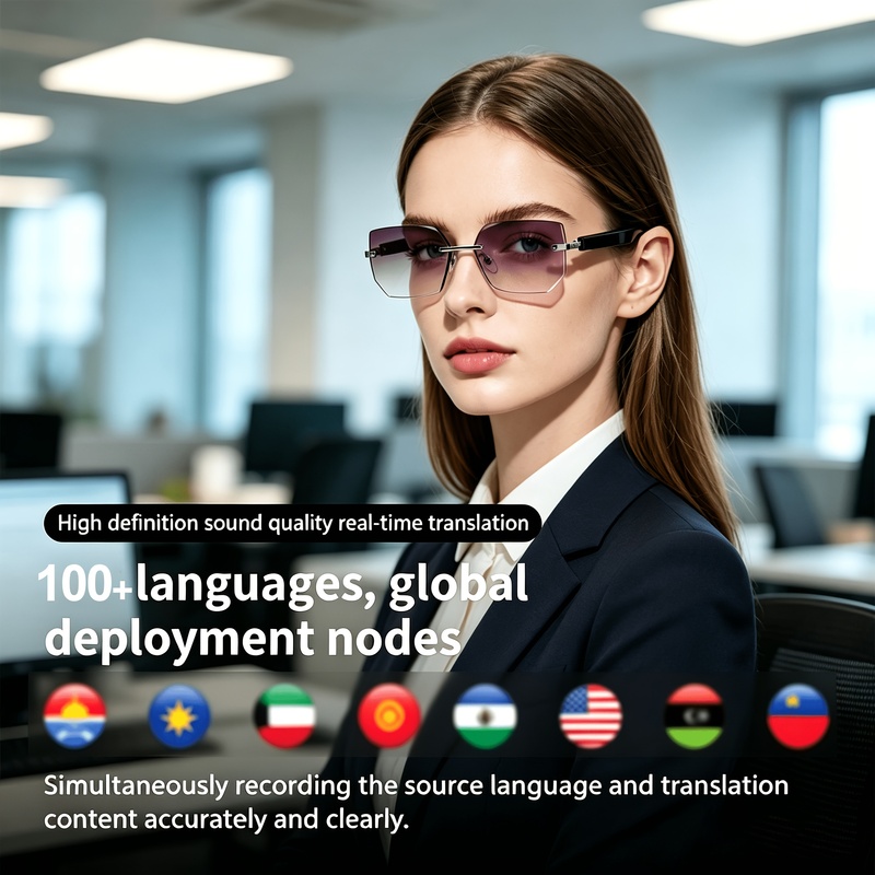 Modne inteligentne okulary prz – Photochromic Smart Sunglasses Audio recenzja i cena