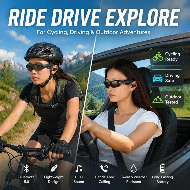 Okulary przeciwsłoneczne Bluet – Smart Audio Glasses Bluetooth Polarized recenzja i cena