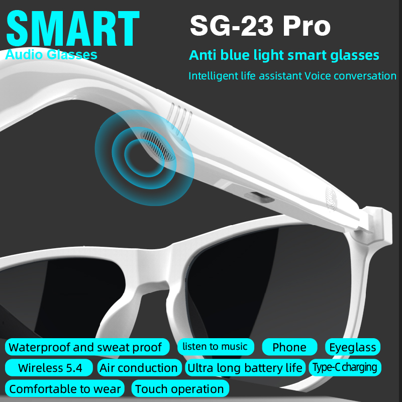 SG-23 Pro – inteligentne okula – Smart Audio Glasses Bluetooth Polarized recenzja i cena