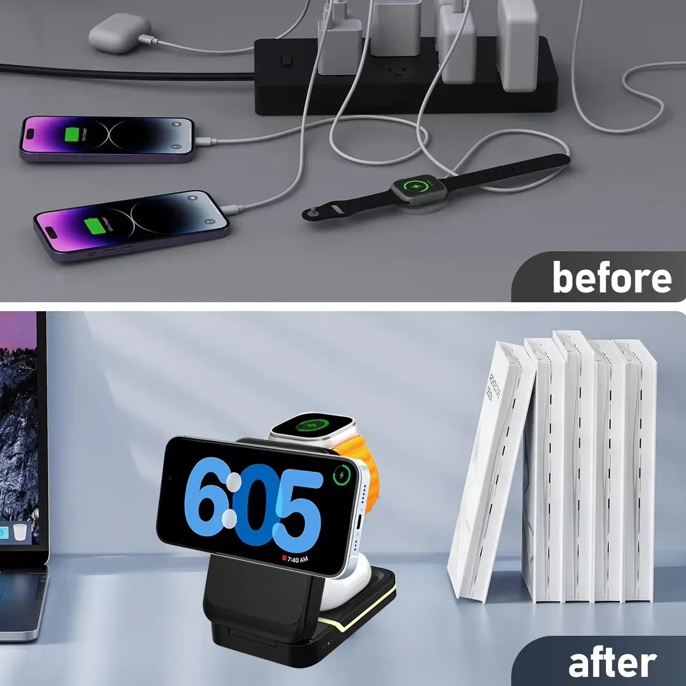 Magnetyczna, składana, podróżn – Smart Glasses Magnetic Charging Cable recenzja i cena