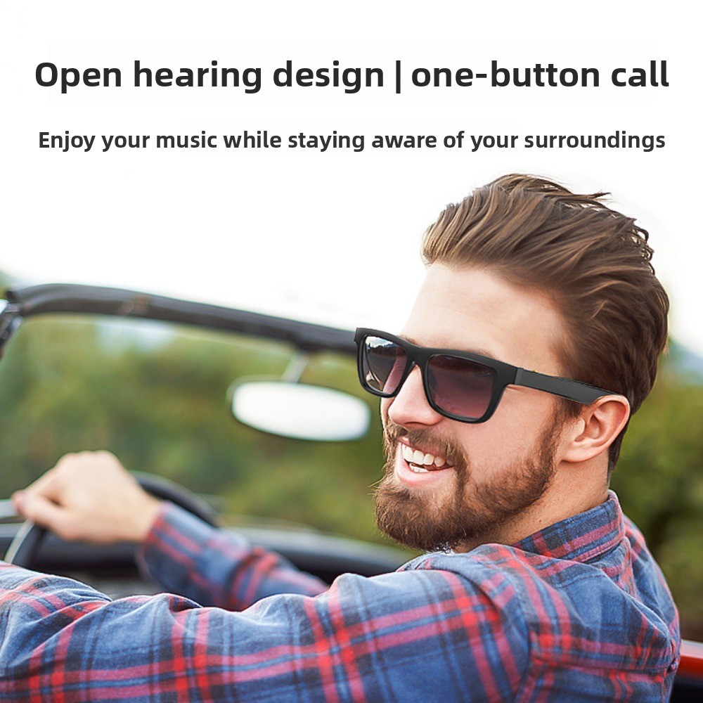 Inteligentne okulary przeciwsł – Smart Audio Glasses Touch Control recenzja i cena