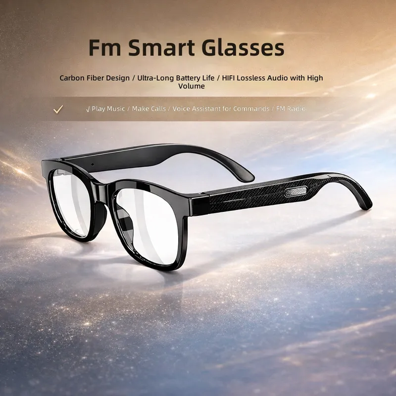 Inteligentne okulary Bluetooth – Photochromic Smart Sunglasses Audio recenzja i cena