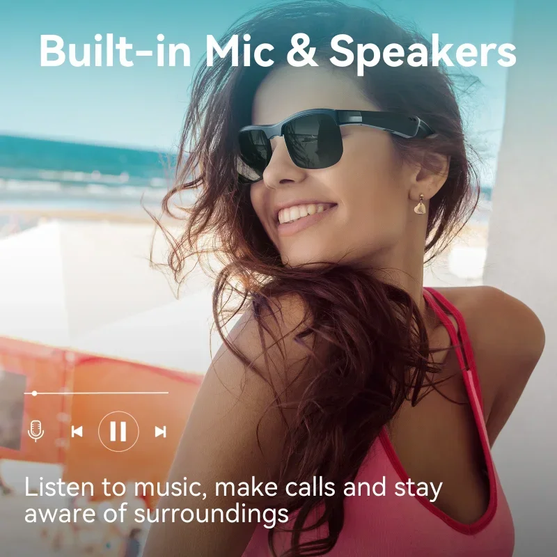 Inteligentne okulary Bluetooth – Bone Conduction Sunglasses Sports recenzja i cena