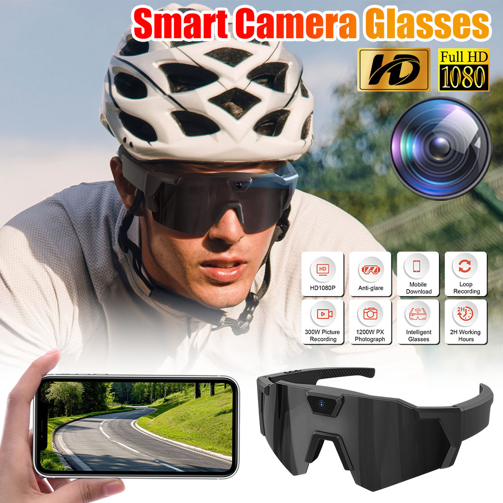 Inteligentne okulary z kamerą  – Smart Glasses Camera Video Recording 1080P recenzja i cena