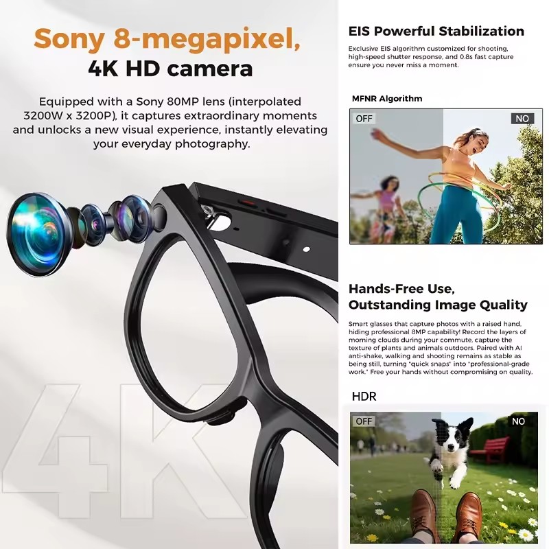 Nowe okulary inteligentne z ka – Smart Glasses Camera Video Recording 1080P recenzja i cena