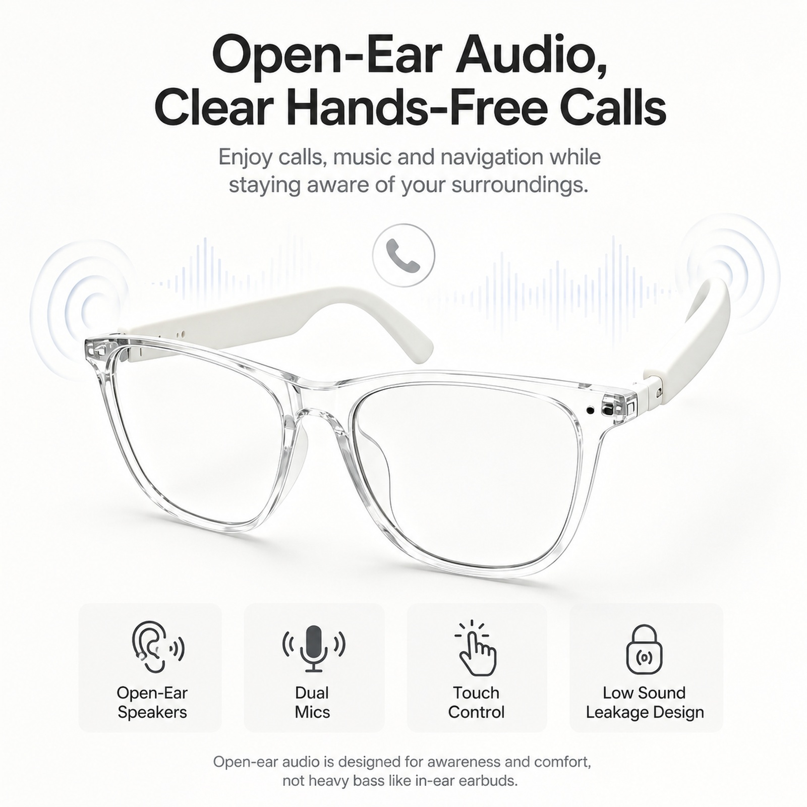 Inteligentne okulary fotochrom – Photochromic Smart Sunglasses Audio recenzja i cena