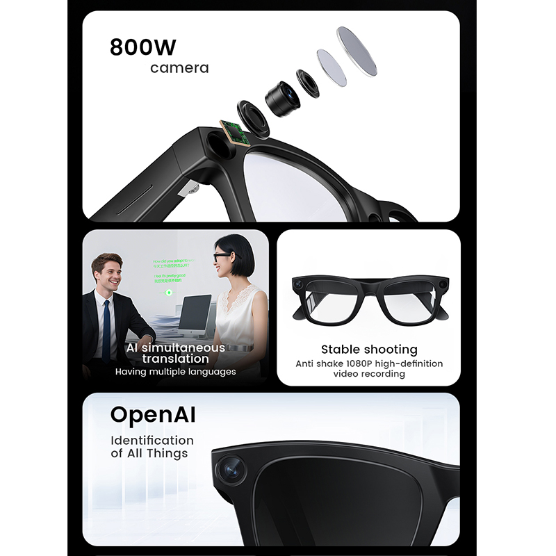Nowe okulary przeciwsłoneczne  – Smart Glasses Camera Video Recording 1080P recenzja i cena