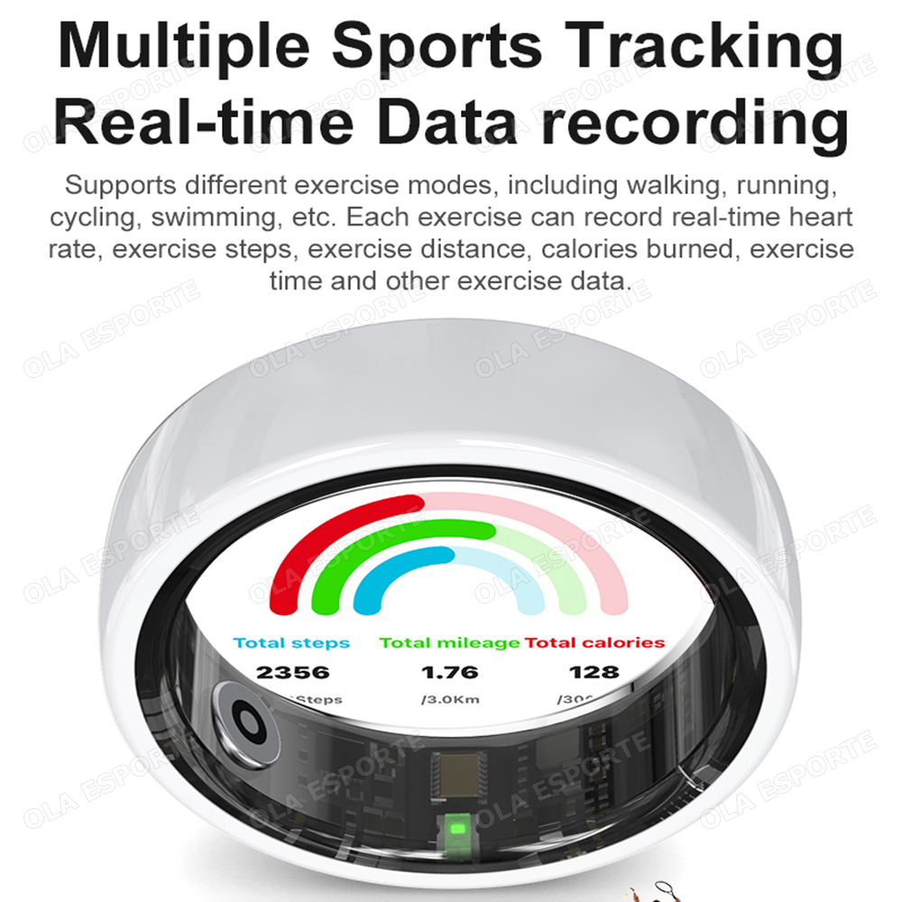 Ceramiczny inteligentny pierśc – Smart Ring Health Tracker Blood Oxygen recenzja i cena