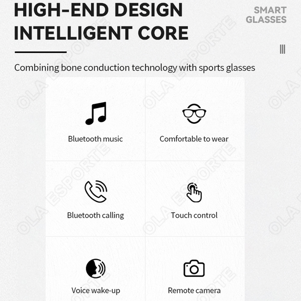 Inteligentne okulary Bluetooth – Smart Sunglasses Open Ear Music Calls recenzja i cena