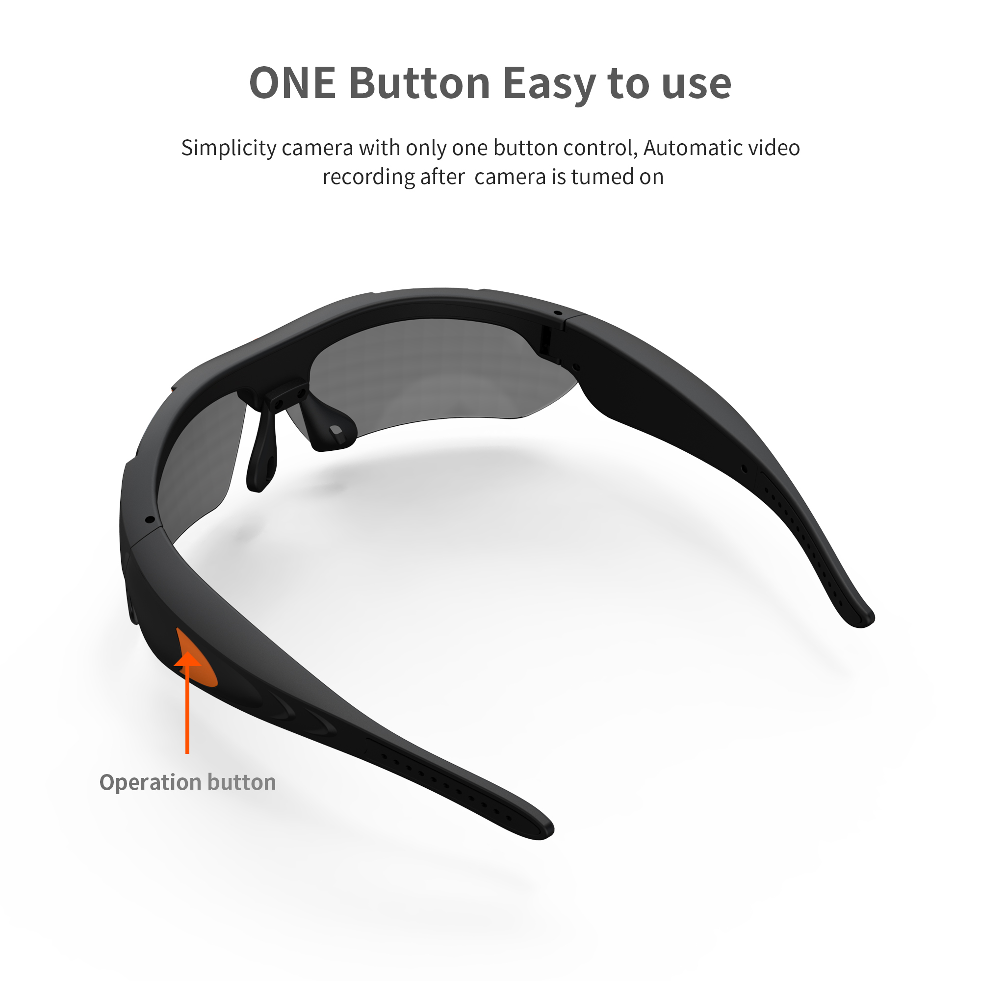 Nadające się do noszenia okula – Smart Glasses Camera Video Recording 1080P recenzja i cena