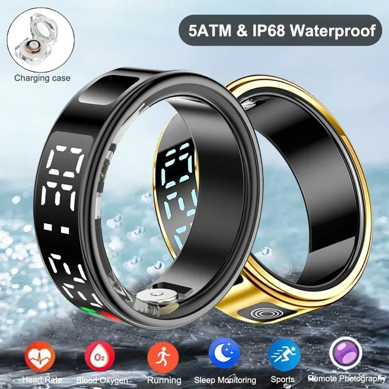 Inteligentny pierścień dla męż – Smart Ring Health Tracker Blood Oxygen recenzja i cena