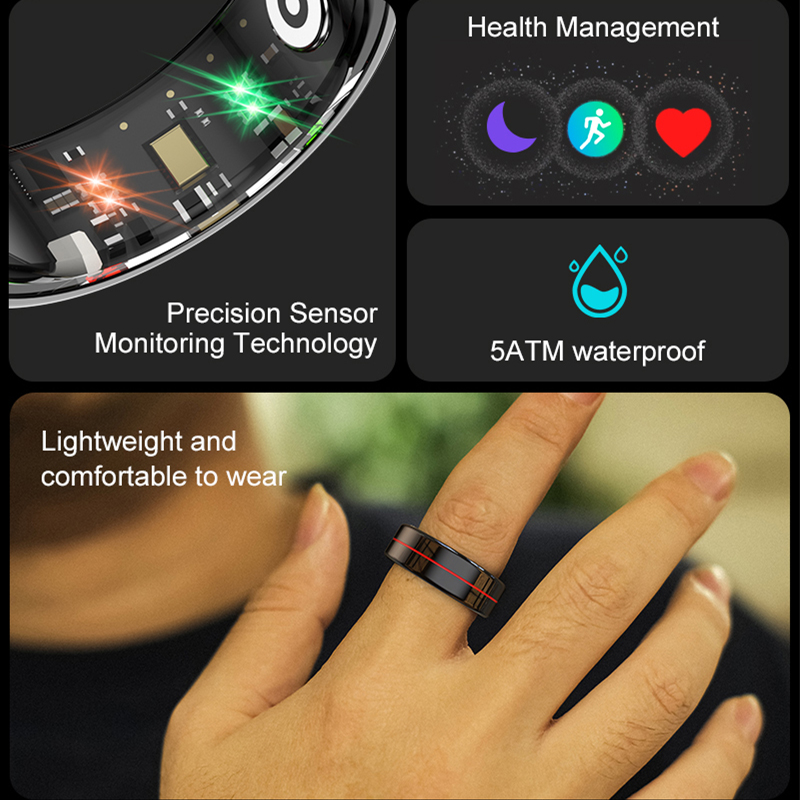 Inteligentny Pierścień R04 Męs – Smart Ring Health Tracker Blood Oxygen recenzja i cena