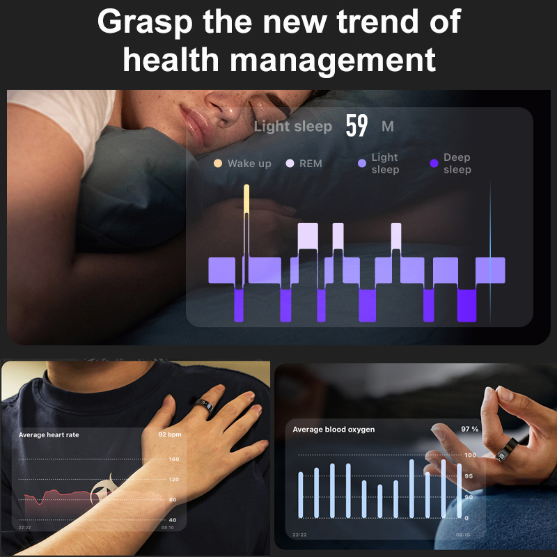 AMZMAX R11C ekran wyświetlacza – Smart Ring Health Tracker Blood Oxygen recenzja i cena
