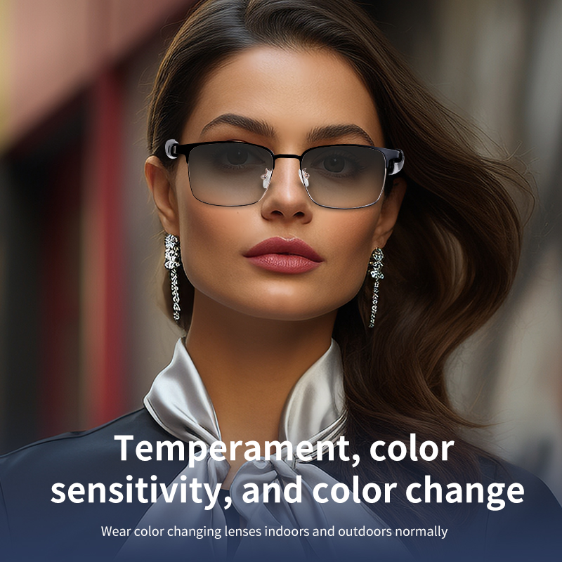 Okulary przeciwsłoneczne kwadr – Photochromic Smart Sunglasses Audio recenzja i cena