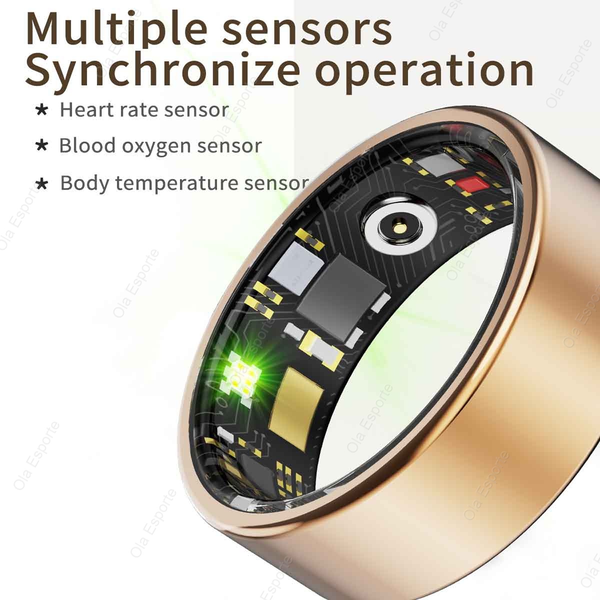 Inteligentny pierścień ze stop – Smart Ring Health Tracker Blood Oxygen recenzja i cena